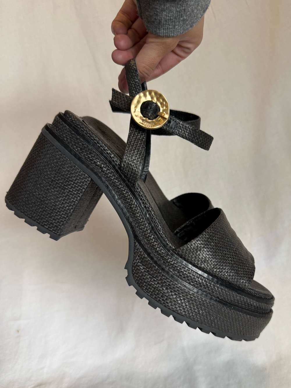 cult gaia Azariah Rafia Platform in Black